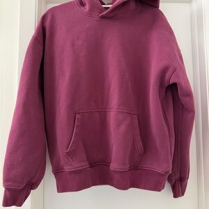 Abercrombie & Fitch Sunday Fleece Oversized Hoodie —Plum/Berry Size S (unisex)